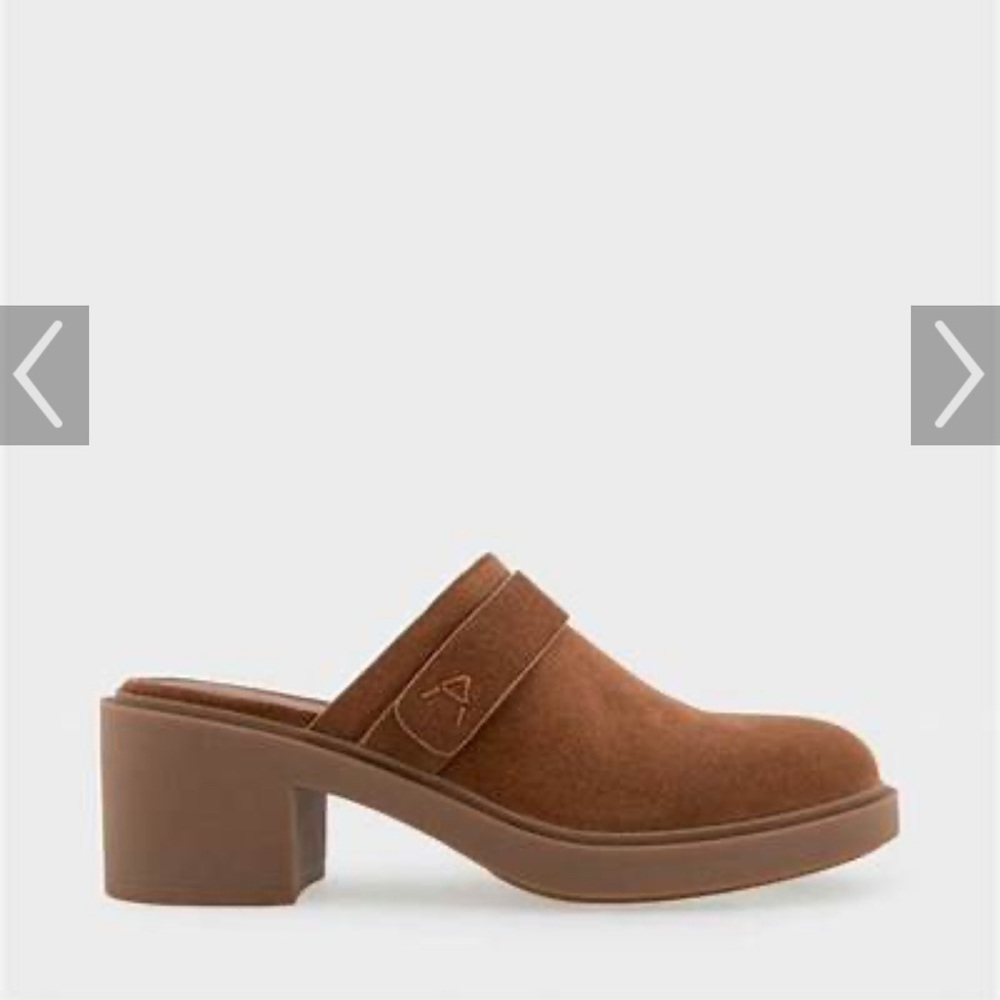 Aerosoles Gunda Tobacco Suede Clog Slip-On Mules Size 8